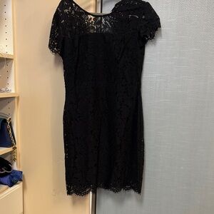 Banana Republic Black Lace Mini Dress